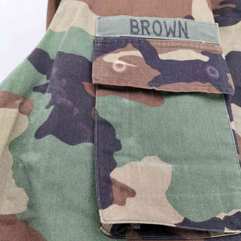 ユーエスアーミー U.S. ARMY ウッドランドカモ BDUジャケット メンズ MEDIUM - REGULAR
