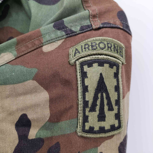 ユーエスアーミー U.S. ARMY ウッドランドカモ BDUジャケット メンズ MEDIUM - REGULAR