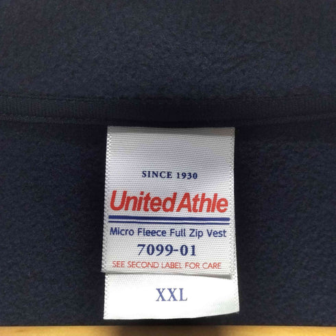 ユナイテッドアスレ UNITED ATHLE フリースベスト メンズ JPN:XXL