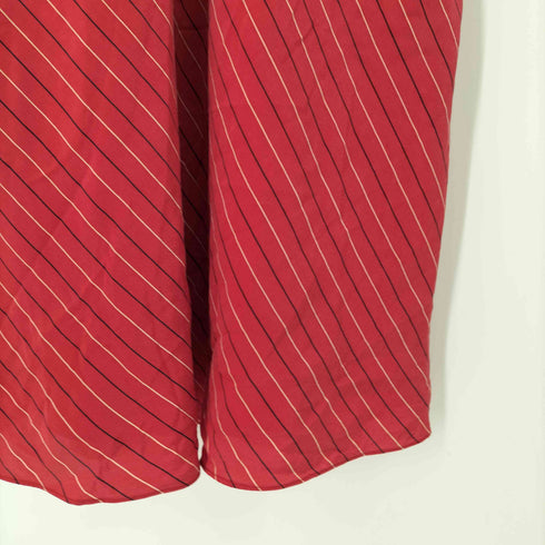 タルボット TALBOTS ボーダーノースリーブシルクワンピース レディース