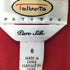 タルボット TALBOTS ボーダーノースリーブシルクワンピース レディース
