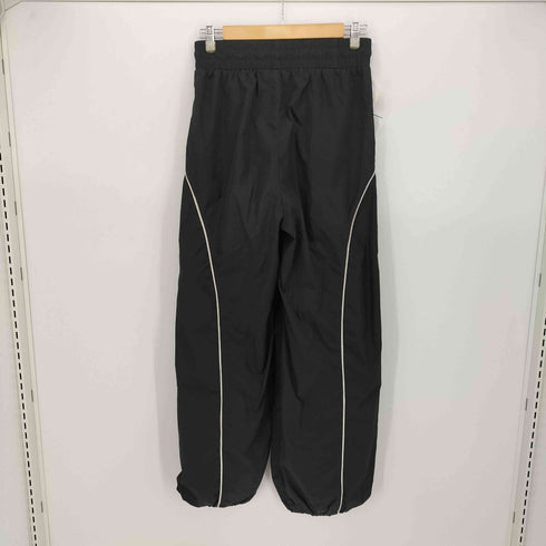 Unitoki 裾ドローコード パイピング ワイドシェルパンツ レディース M