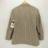 ザラ ZARA ダブルブレスト ストライプ テーラードジャケット レディース L