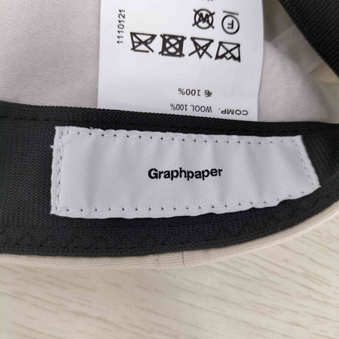 グラフペーパー Graphpaper Boiled Wool 6 Panel Cap ボイルド ウール 6パネル キャップ メンズ ONE SIZE