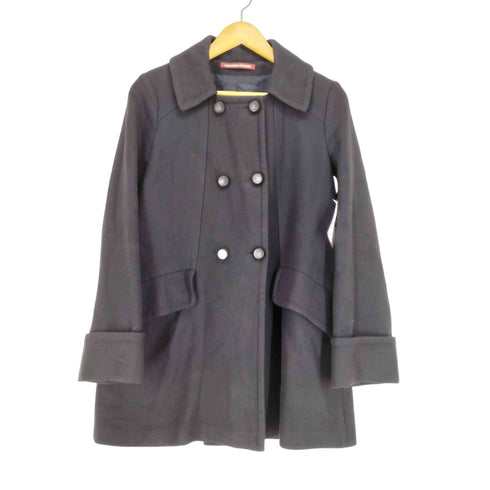 コントワーデコトニエ COMPTOIR DES COTONNIERS ウールコットン ダブルボタンピーコート レディース JPN:38