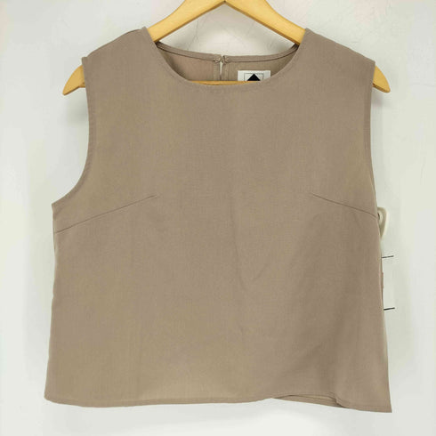 アビトーキョー ABITOKYO センタープレスワイドパンツセットアップ グレイッシュベージュ レディース JPN:S