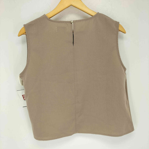 アビトーキョー ABITOKYO センタープレスワイドパンツセットアップ グレイッシュベージュ レディース JPN:S