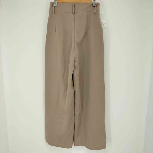 アビトーキョー ABITOKYO センタープレスワイドパンツセットアップ グレイッシュベージュ レディース JPN:S