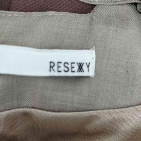 リゼクシー RESEXXY ウエストタック異素材ミニワンピース レディース FREE