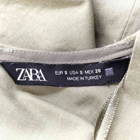 ザラ ZARA レースアップ ジャンプスーツ レディース S
