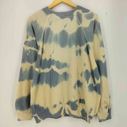 ヘインズ Hanes 80S USA製 タイダイ ラグランスリーブスウェット メンズ import:XL