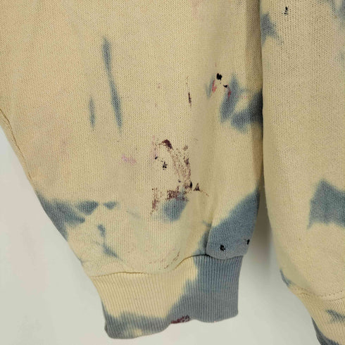 ヘインズ Hanes 80S USA製 タイダイ ラグランスリーブスウェット メンズ import:XL