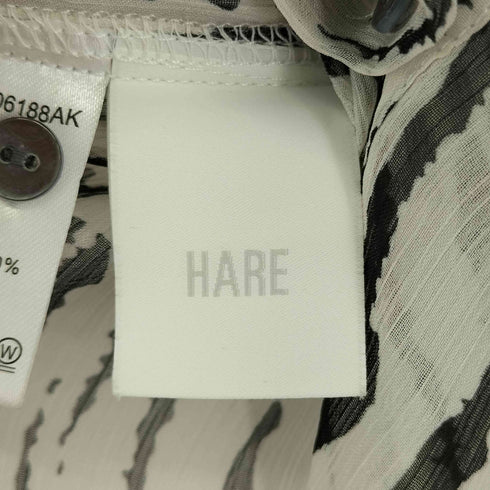 ハレ HARE ビッグカラガラシアーシャツ レディース FREE