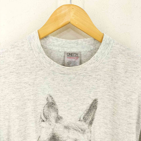 オニータ ONEITA 90S S/S ウルフプリントTシャツ メンズ