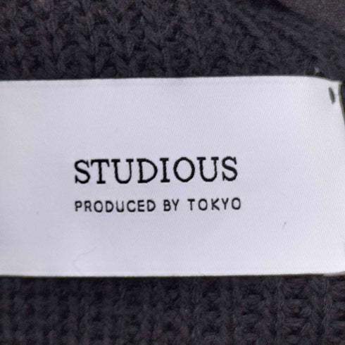 ステュディオス STUDIOUS WOOL ZIP OVER SIZE DRIVERS VEST メンズ JPN:1