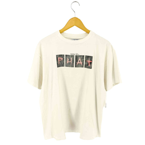 THE AUSSIE T COMPANY 90S USA製 PHATロゴ Tシャツ メンズ import:L