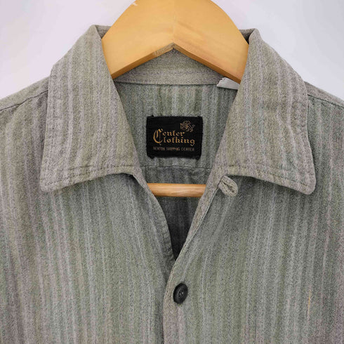 Center clothing ストライプ ボックスシルエット オープンカラーシャツ メンズ JPN:M