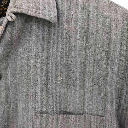 Center clothing ストライプ ボックスシルエット オープンカラーシャツ メンズ JPN:M