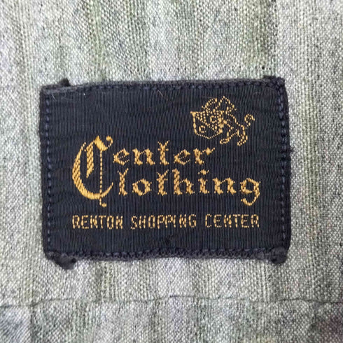 Center clothing ストライプ ボックスシルエット オープンカラーシャツ メンズ JPN:M