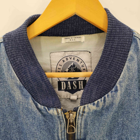 DASH 90-00S 台湾製 袖切り替え デニム ボンバージャケット メンズ JPN:XL