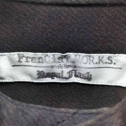 フランシストモークス FranCisT_MOR.K.S ラメ ラインストーン ミリタリースタンドカラージャケット メンズ 3