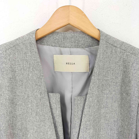 HELLA 25SS collarless desgin jacket レディース FREE