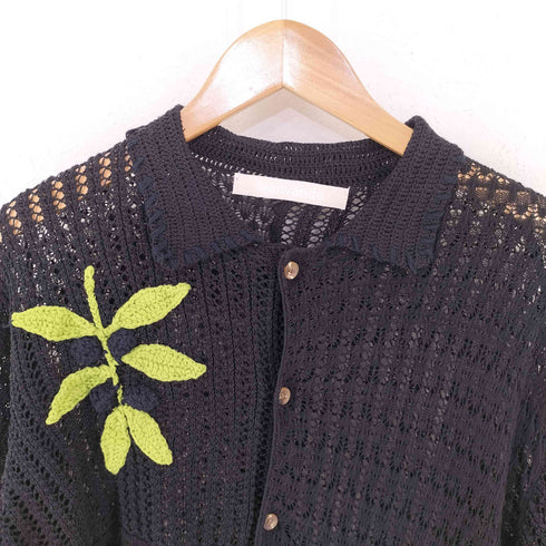 ラインヴァンド LEINWANDE Olive Crochet Shirts レディース FREE