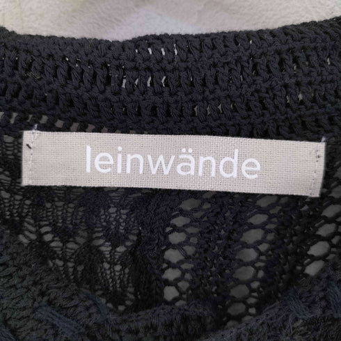 ラインヴァンド LEINWANDE Olive Crochet Shirts レディース FREE