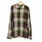 ゲス GUESS 90~00S オンブレチェックレーヨン開襟シャツ メンズ XL