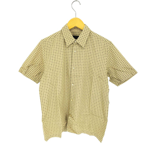 メンズメルローズ MENS MELROSE 小紋柄 S/Sシャツ メンズ 3