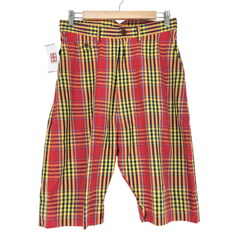 ヴィヴィアンウエストウッドマン Vivienne Westwood MAN チェック柄サルエルパンツ メンズ 46