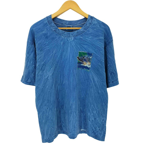 クレイジーシャツ CRAZY SHIRTS 90S USA製 オーバーダイ HAWAII Tシャツ メンズ import:L