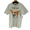 gray lifeshop S/S dog face Tシャツ メンズ XL