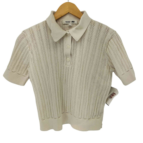 ユニクロ UNIQLO 25ss コットンポインテールポロセーター レディース JPN:L