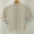ユニクロ UNIQLO 25ss コットンポインテールポロセーター レディース JPN:L