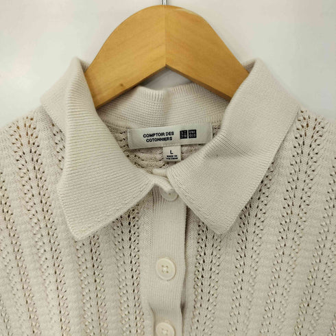 ユニクロ UNIQLO 25ss コットンポインテールポロセーター レディース JPN:L