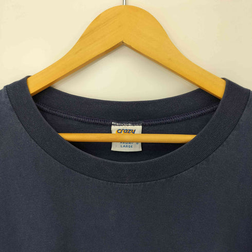 クレイジーシャツ CRAZY SHIRTS 90S USA製 フロントプリント Tシャツ メンズ import:L