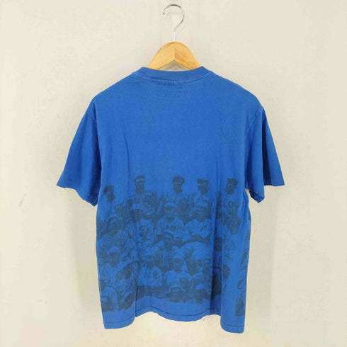 CLEAN FUN DESIGNS シングルステッチ 野球 クルーネックTシャツ メンズ