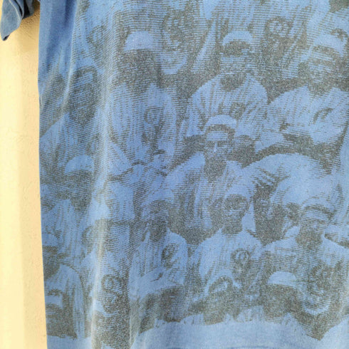 CLEAN FUN DESIGNS シングルステッチ 野球 クルーネックTシャツ メンズ