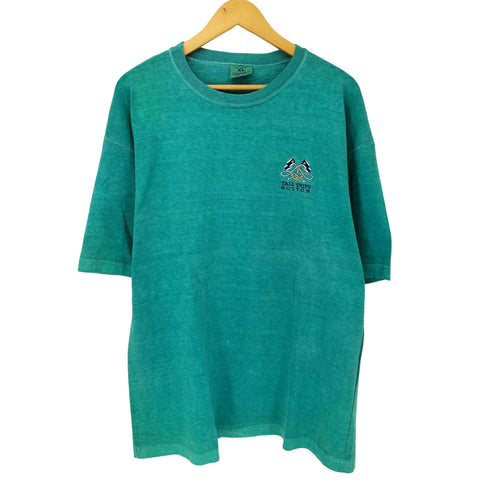 グッドウェア Goodwear 90S USA製 ガーメントダイ 刺繍 Tシャツ メンズ import:XL