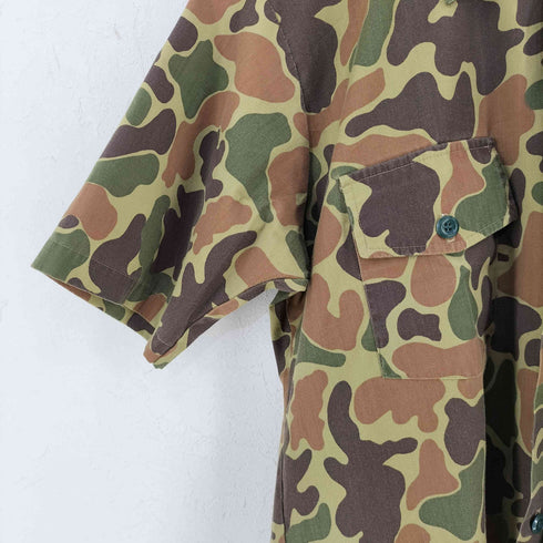 ダックスバック Duxbak ダックハンターカモ レギュラーカラーシャツ メンズ import:M