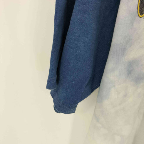 90S TRUE-FAN ハワイ製 PANTHERS クレイジーパターン ガーメントダイ Tシャツ メンズ import:XL