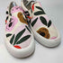 マリメッコ marimekko フラワー プリント キャンバス スリッポン スニーカー レディース JPN:23.5