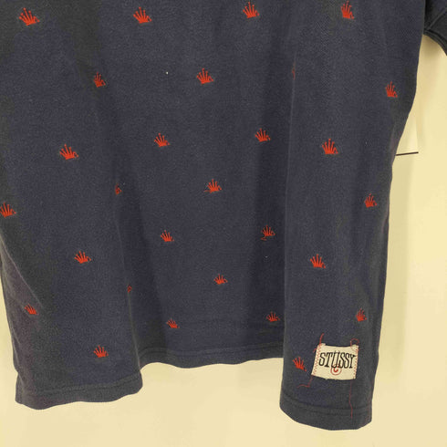 ステューシー Stussy 00s 折れクラウン S/S ポロシャツ メンズ JPN:L