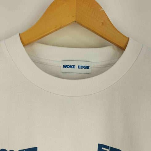 WOKE EDGE プリント クルーネック Tシャツ メンズ JPN:L
