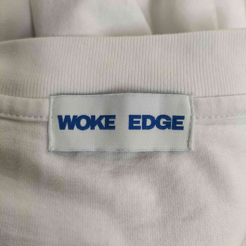 WOKE EDGE プリント クルーネック Tシャツ メンズ JPN:L