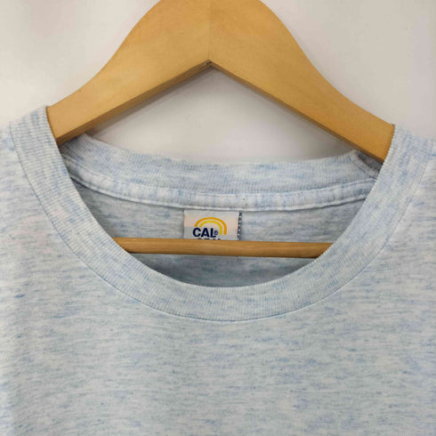 カルクルー Cal Cru 90S USA製 霜降り プリントTシャツ メンズ import:XXL