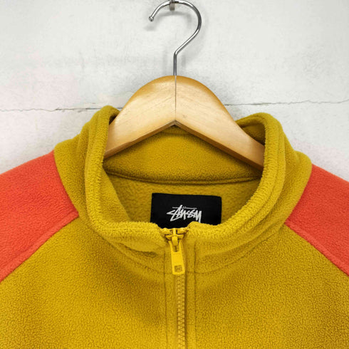 ステューシー Stussy ロゴ刺繍フリースジップジャケット メンズ JPN:M