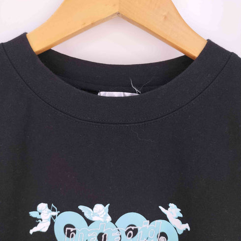 ナインティナインティ 9090 ロゴプリント 刺繍 クルーネック Tシャツ メンズ JPN:L