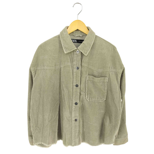 ザラ ZARA コーデュロイ ジャケット レディース import:L